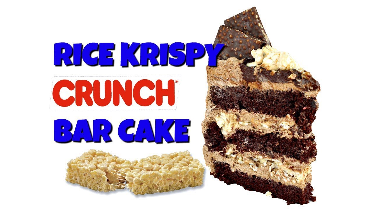 Rice Krispy Crunch Bar Cake || Gretchen's Vegan Bakery