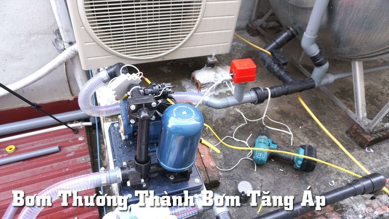 Xử Lý Máy Bơm Áp Tự Chạy Bằng Công Tắc Dòng Chảy