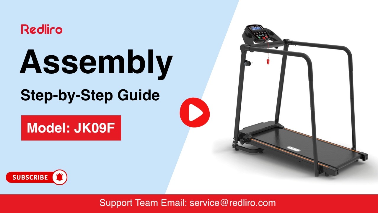 JK09F | Redliro Treadmill Assembly Guide