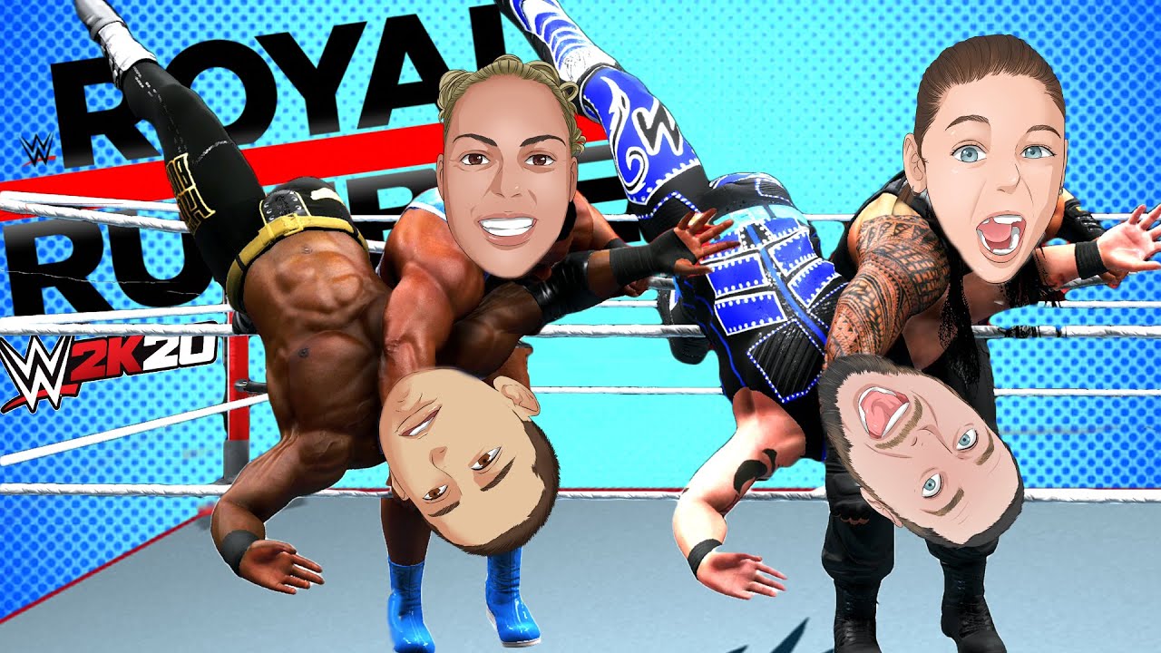 OMG This is the ULTIMATE Family WWE ROYAL RUMBLE in 2K20 with Super Gaming Family