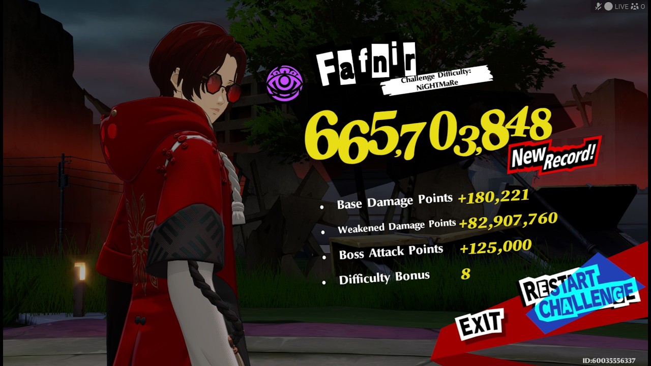 P5X 3.4 Fafnir Guild Boss - All A6 Team
