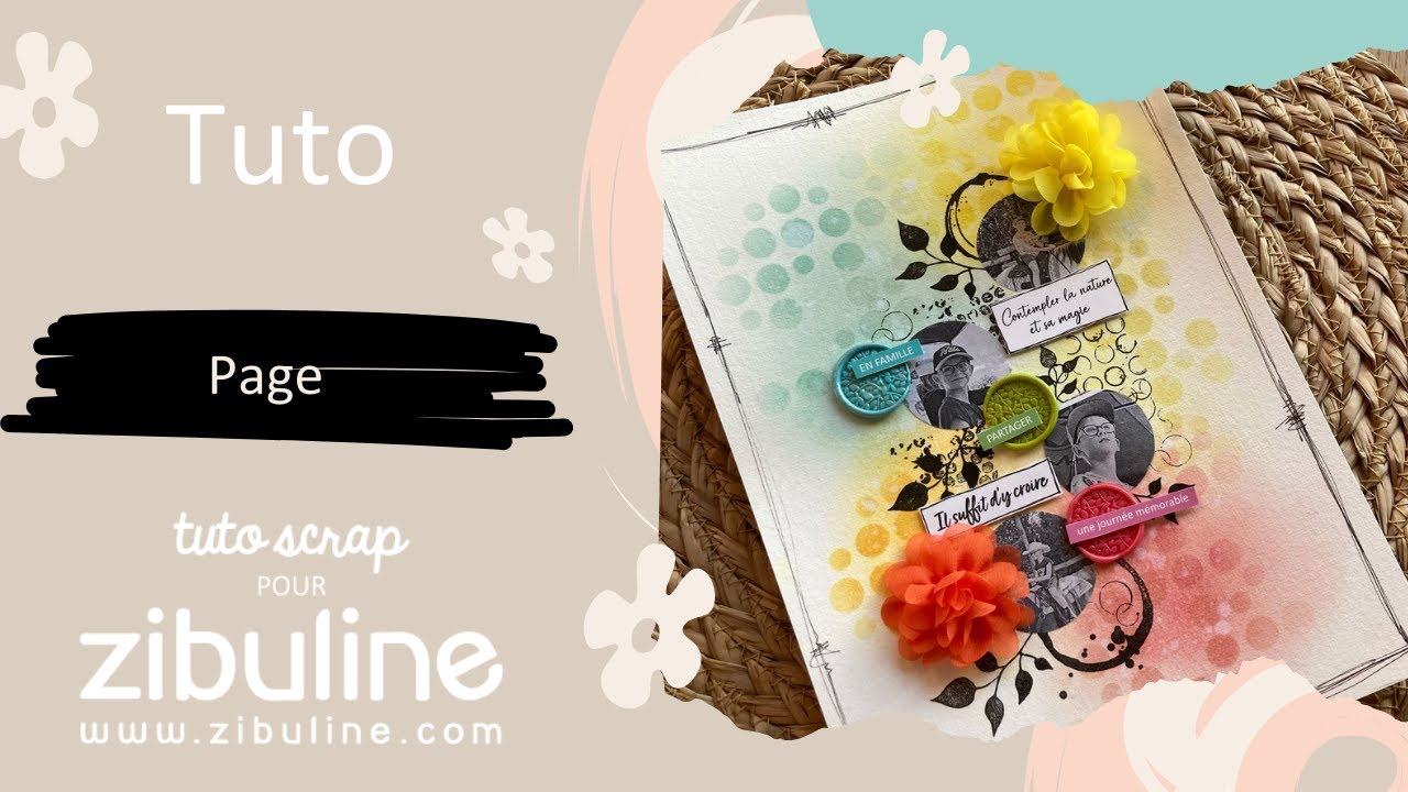 Tuto page par Tutoscrap