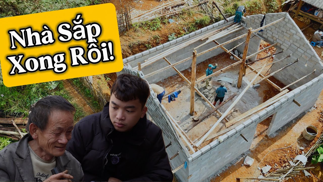 Ông Sính Lúng Túng Khi Biết Nhà Sắp Hoàn Thiện!!