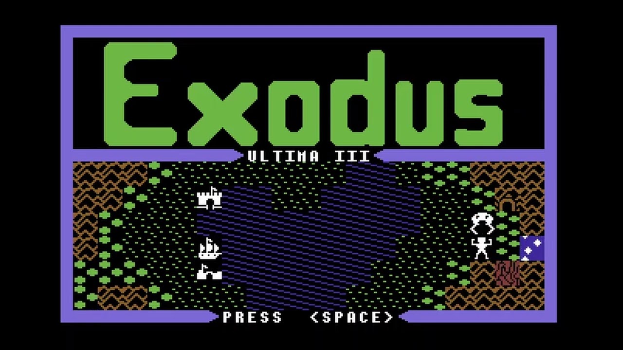 Ultima 3 Exodus Intro and Game Music C-64