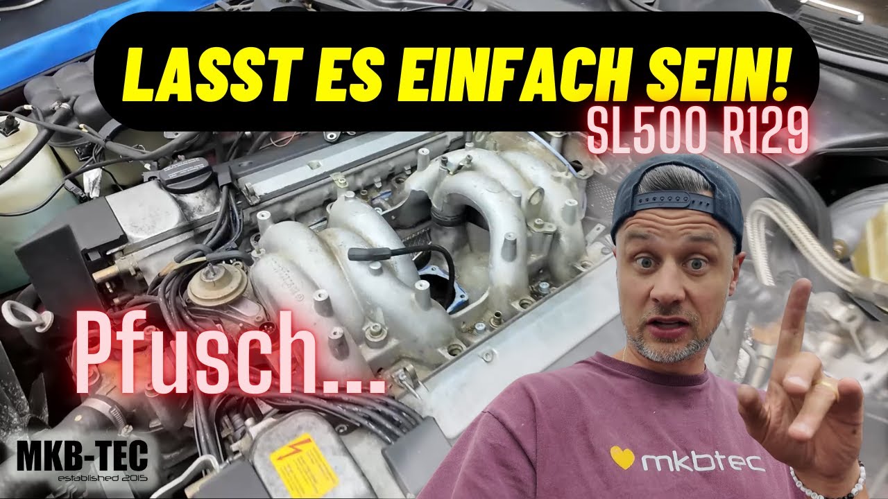 Teure Fehler beim Hobby schrauben | Drosselklappe SL500 M119 | MKB-TEC #einfachmachen #immerweiter
