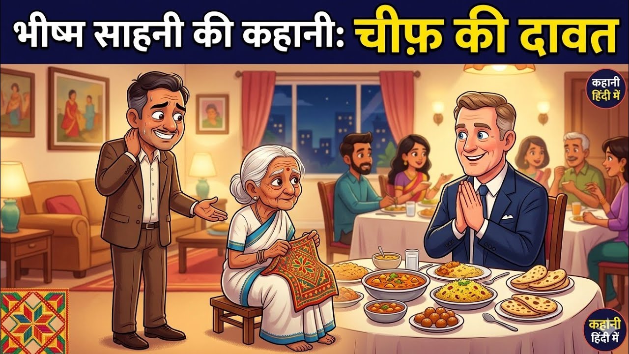 चीफ़ की दावत | भीष्म साहनी की प्रसिद्ध कहानी Chief Ki Dawat | Bhisham Sahni Hindi Story 