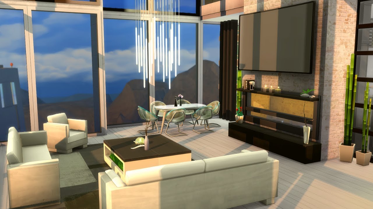 LUXURIOUS APARTMENT 💸 SIMS 4 SPEED BUILD STOP MOTION (NO CC)