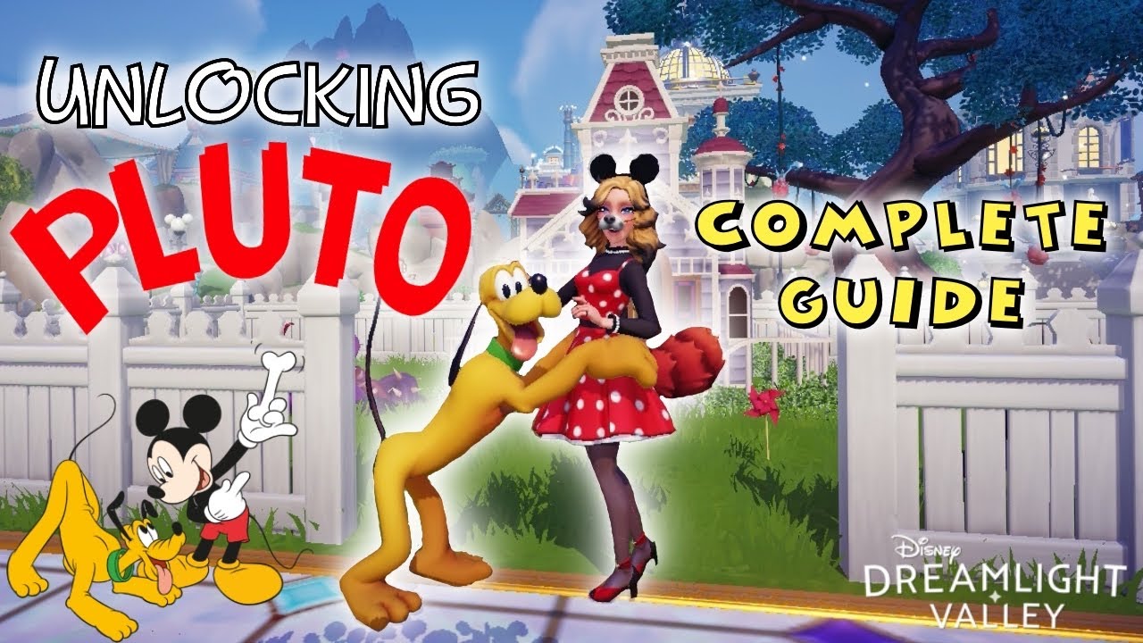 How to Unlock PLUTO - Complete Guide - DISNEY DREAMLIGHT VALLEY