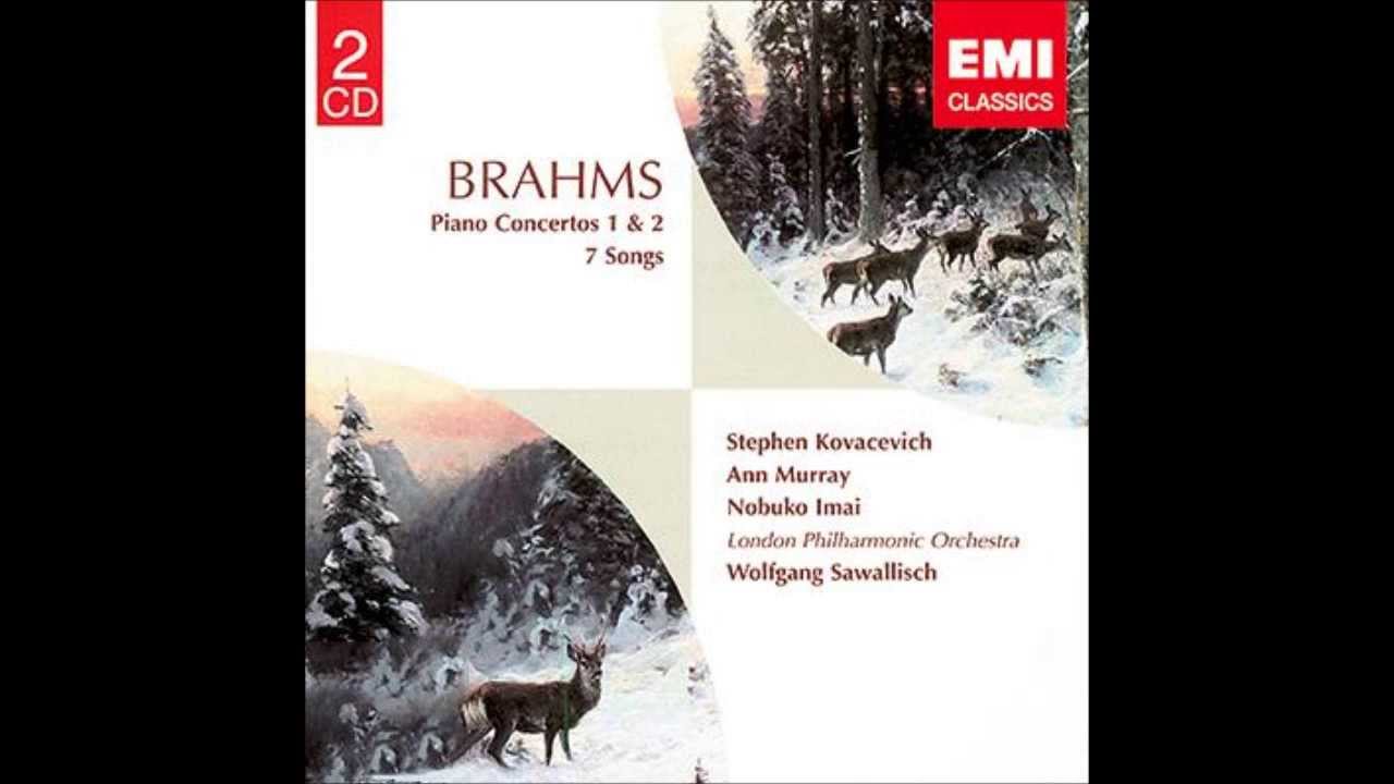 Brahms Two Songs for Alto, viola, piano