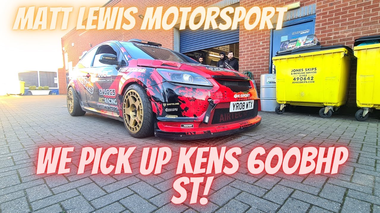 600BHP BIG TURBO FOCUS ST WITH A SCREAMER PIPE OUT THE BONNET!! ** SHOOTS FLAMES OUT THE BOONET **