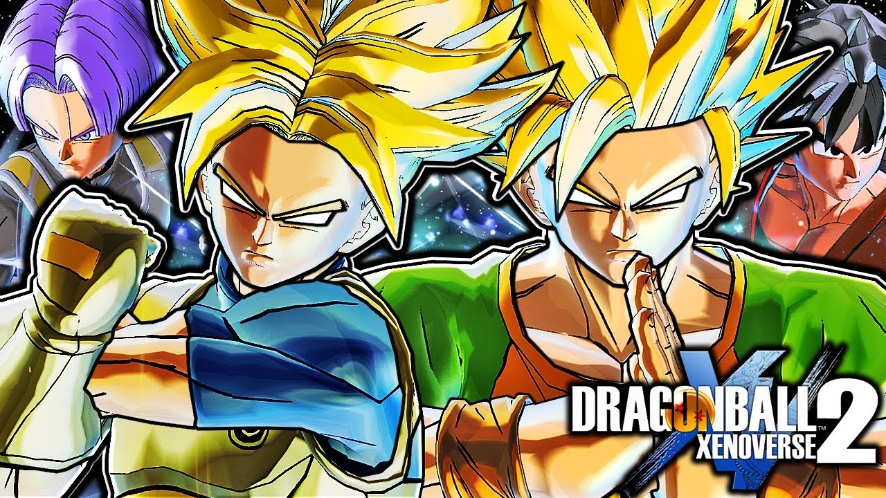 Dragon Ball Xenoverse 2 PC: End Of Z Rage Goten & Trunks DLC Mod Pack Gameplay (ALL TRANSFORMATIONS)