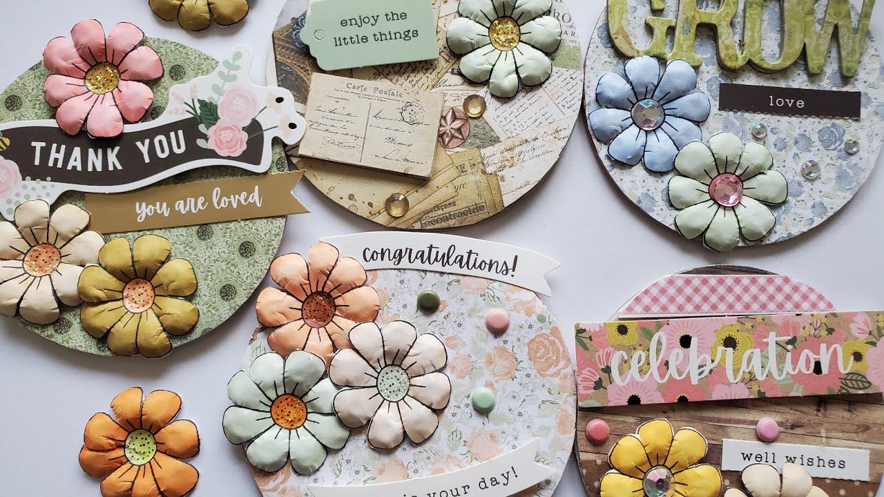 🔴LIVE SPRING EMBELLISHMENTS from ends of Ribbon Spool 3/9/2021