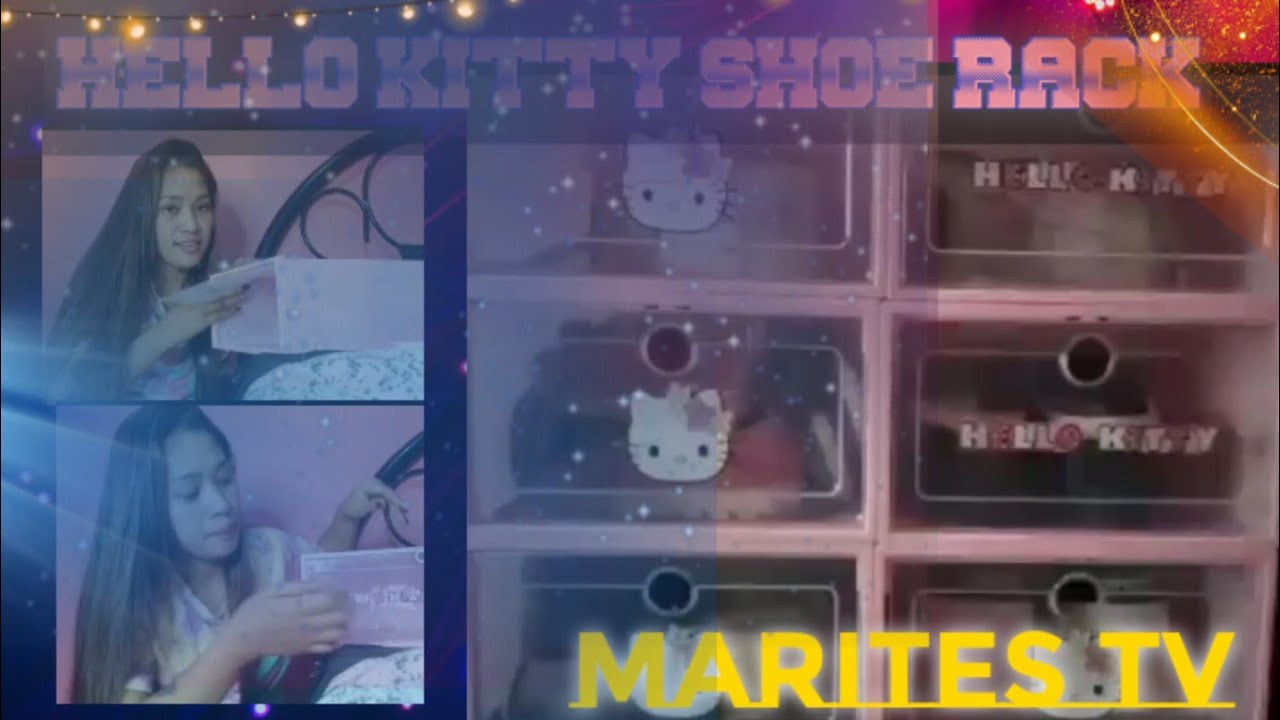 How to assemble  hello kitty shoerack