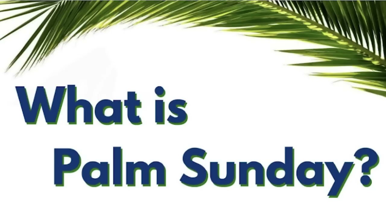 WHAT IS PALM SUNDAY & WHY IS JESUS THE LAMB OF GOD  ORS 04