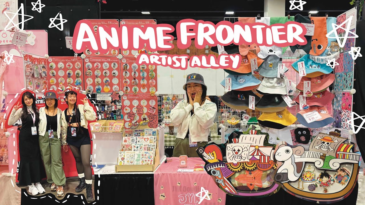 Last con of 2024 & first time in Texas! Anime Frontier Artist Alley 2024🫡