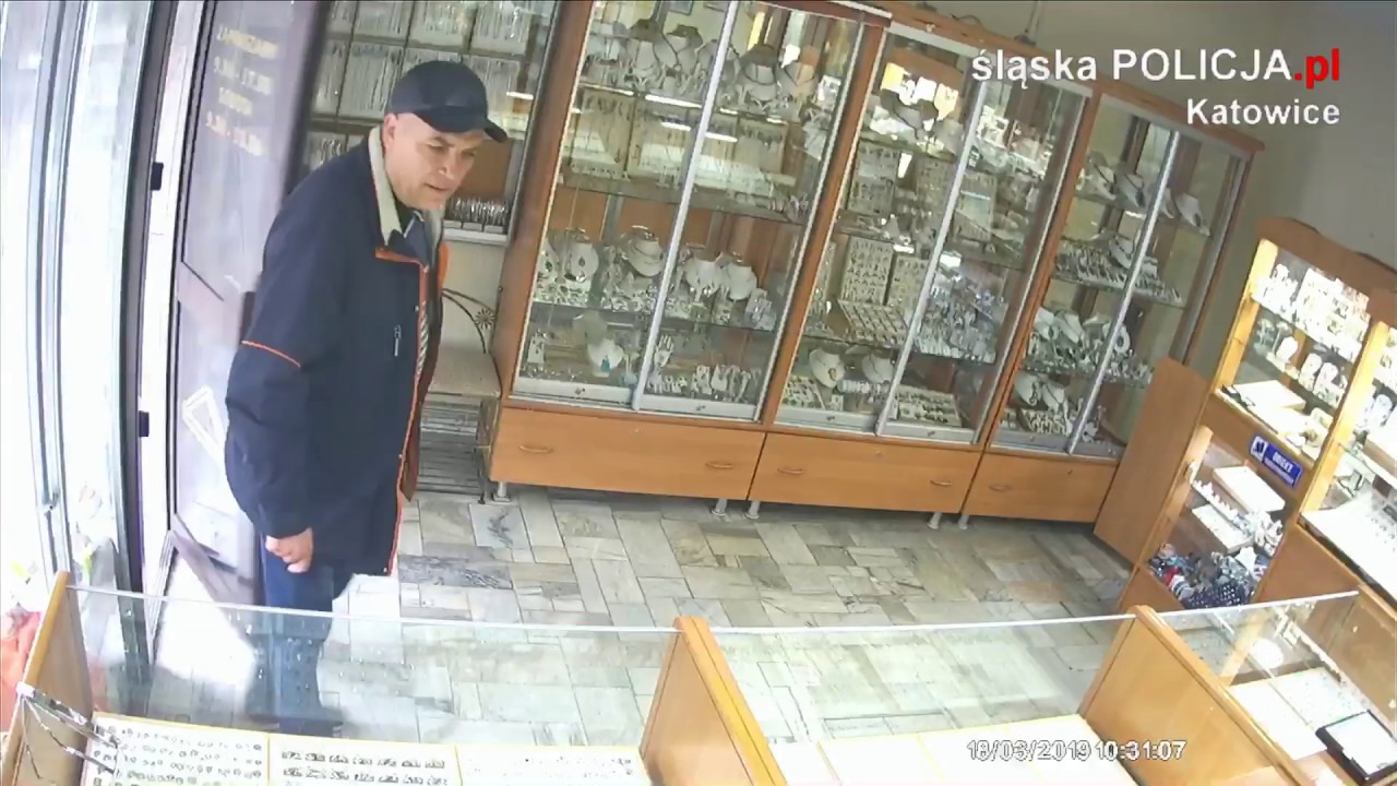 Tak wygląda moment kradzieży - MOMENT!