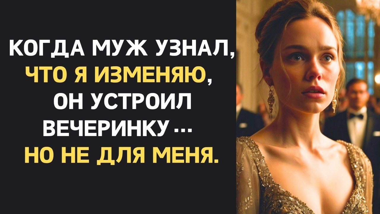 Когда муж узнал, что ему изменяет жена, он устроил грандиозную вечеринку, месть была шикарной.