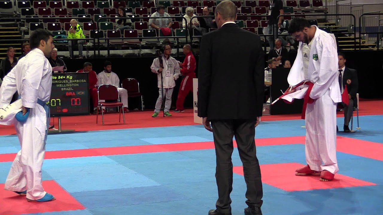 Shahin ATAMOV vs Wellington RODRIGUES - 2014 World Karate Championships. | WORLD KARATE FEDERATION