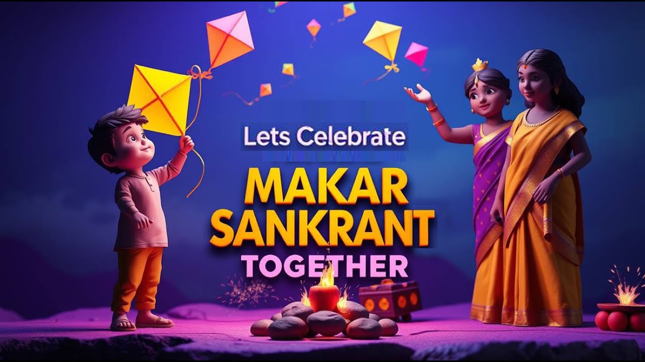 Makar Sankranti Song for Kids 2025 | Makar Sankranti Celebration