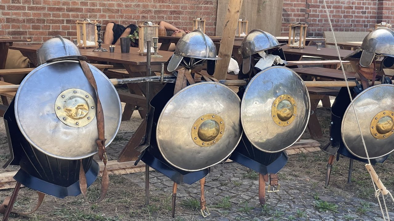 Wallenstein Memmingen 2022: Rundgang durchs Lagerleben Grimmelschanze