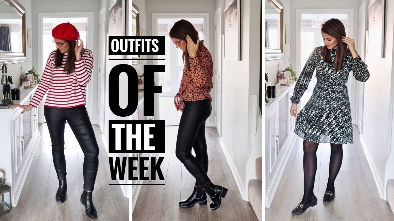 WHAT I WORE IN A WEEK | 5 SCHOOL RUN OUTFITS