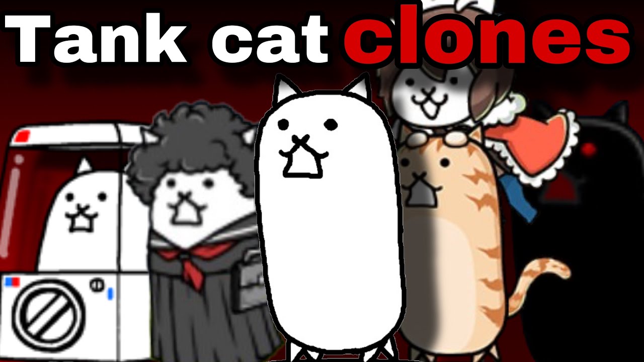 All tank cat CLONES in the battle cats | early morning humor