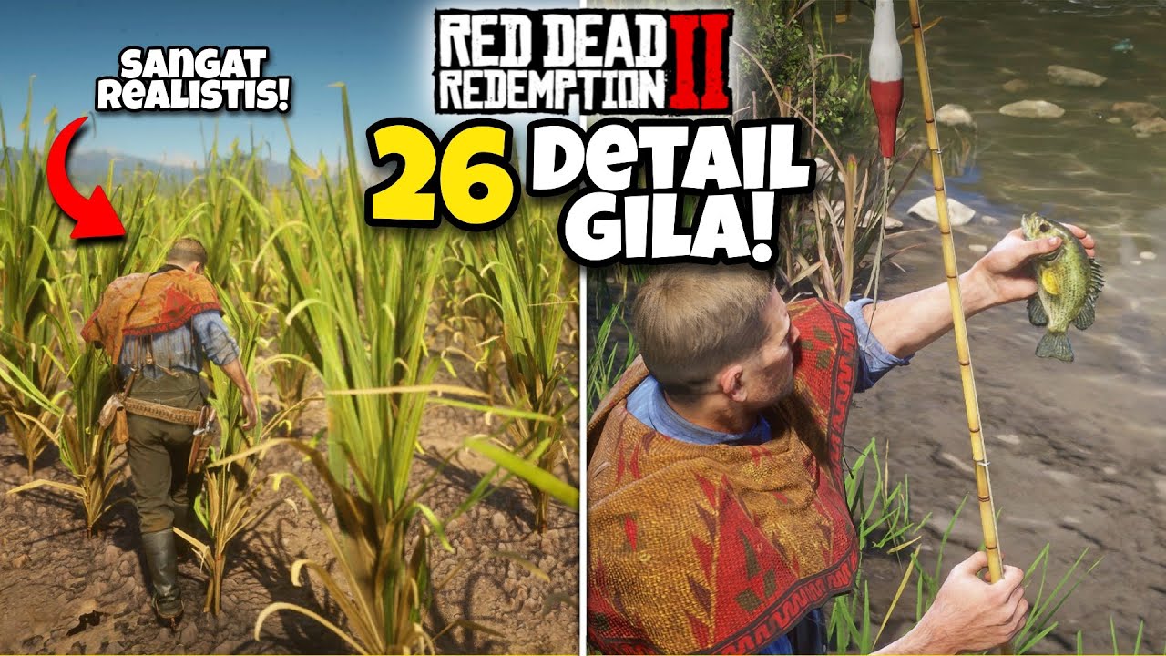 26 DETAIL GILA DI RDR2 YANG PASTI TIDAK KALIAN SADARI !!! - PART 1