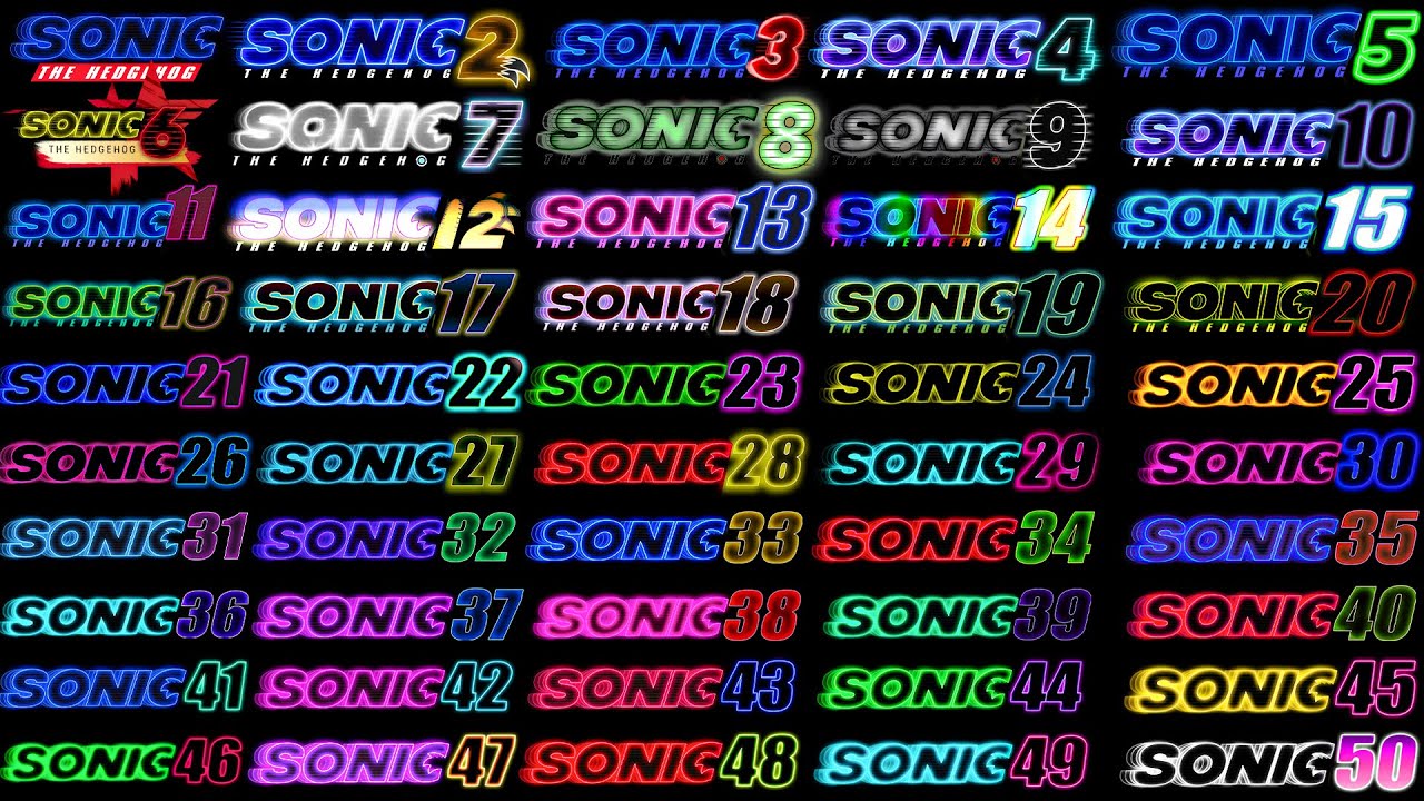 Todas las Películas de SONIC (SONIC 1 al SONIC 50) Saga Completa