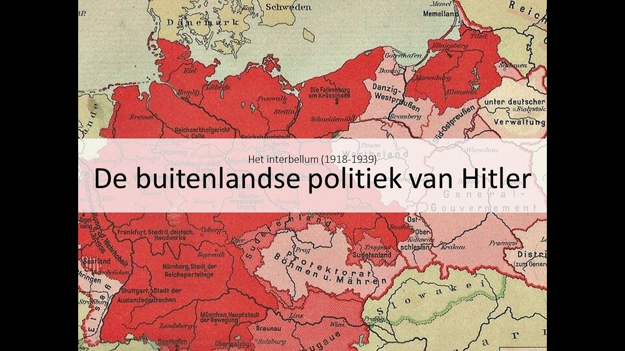 10. De buitenlandse politiek van Hitler (vmbo eindexamen - Het interbellum 1918-1939)