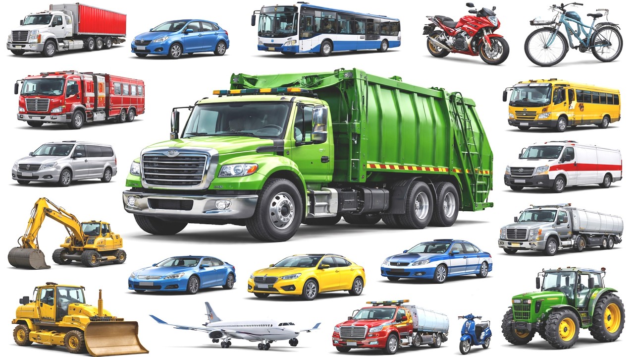 50 Vehicle Names in English | Types of Vehicles | Mode of Transport for kids | Vehicles Vocabulary