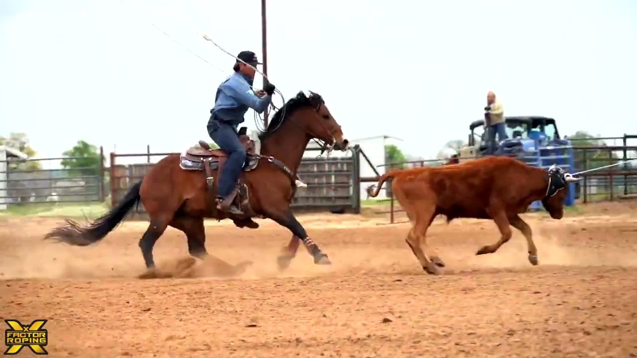 Jade Corkill Practice Session | X Factor Team Roping