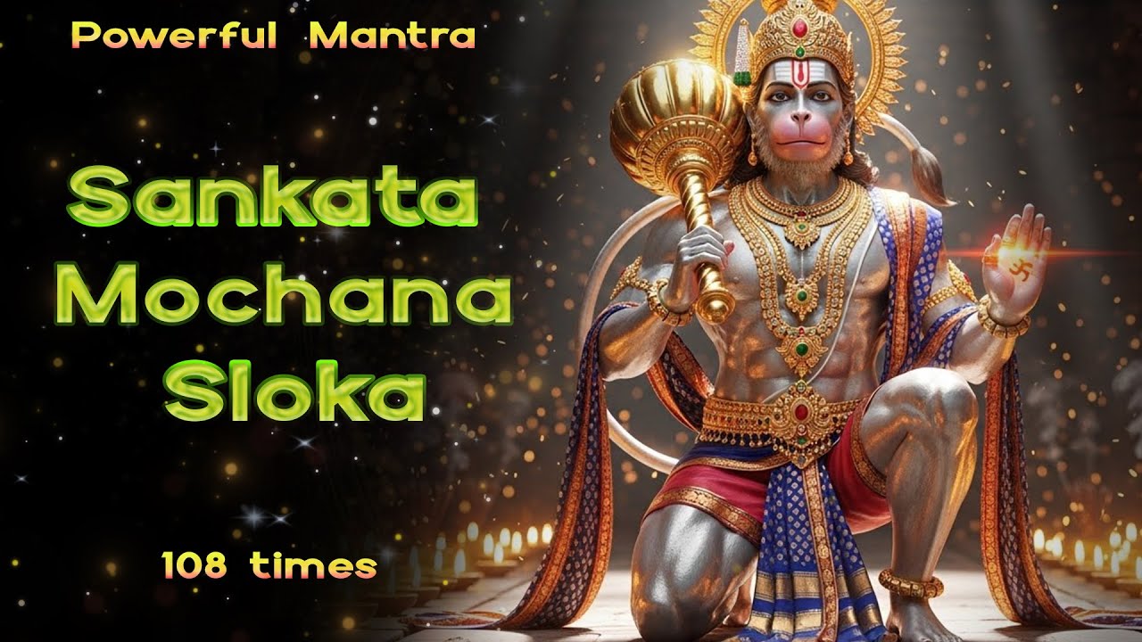 Sankata Mochana Sloka |  chant 108 times | #hanuman