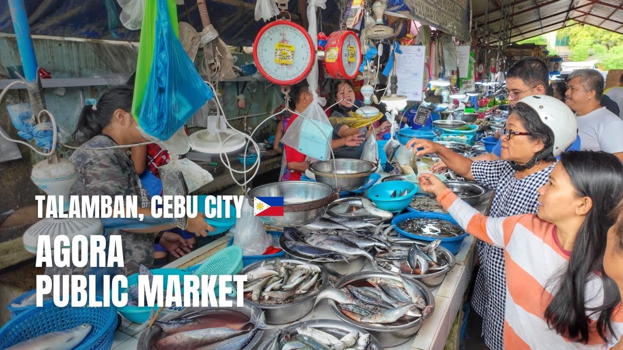 🇵🇭 [4K] Agora Public Market | Talamban, Cebu City | Walking Tour | Philippines