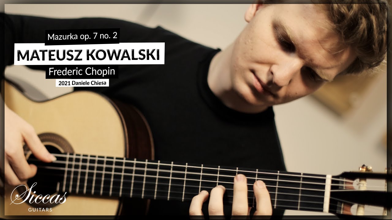 Frédéric Chopin, Mazurka in a minor op. 7 no. 2 played by Mateusz Kowalski on a 2021 Daniele Chiesa
