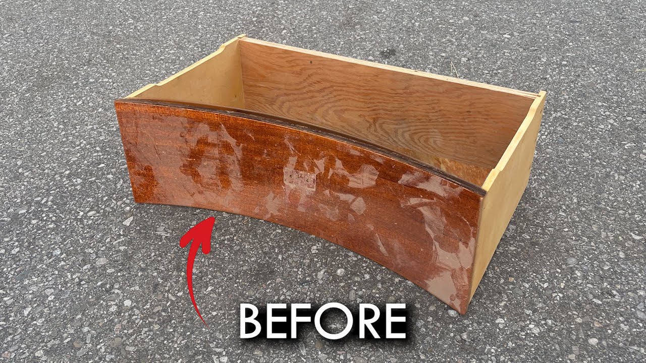 Turning a Single Drawer into a Modern Nightstand | Furniture Makeover
