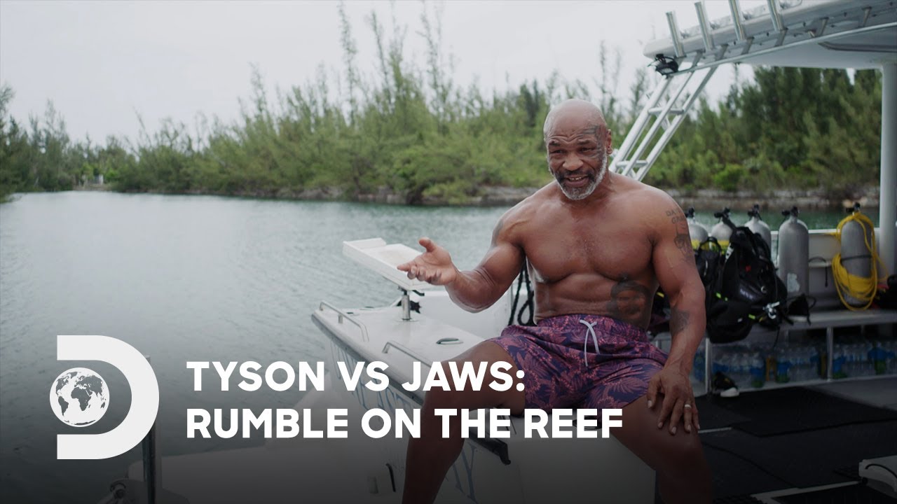 Mike Tyson Swims with Sharks | Tyson vs Jaws:  Rumble on the Reef