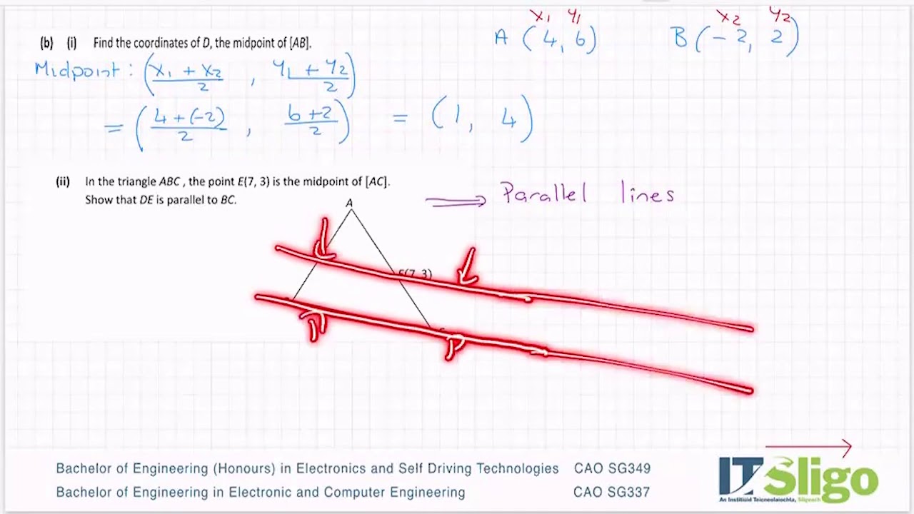 Geometry 2020 Q2 Paper 2 Leaving Cert Ordinary Level Maths
