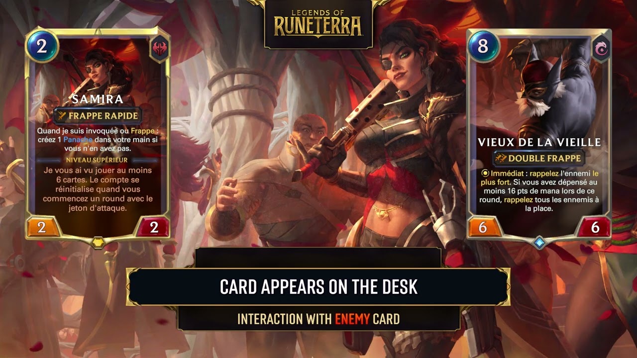 Samira (French) — Dialogue Interactions in LoR (Legends of Runeterra)
