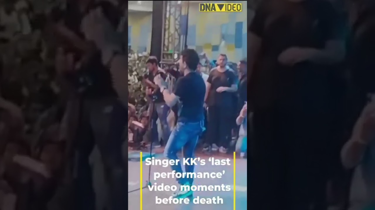😞Singer KK's last performance, video of moments before death #shorts #KK #RIPKK