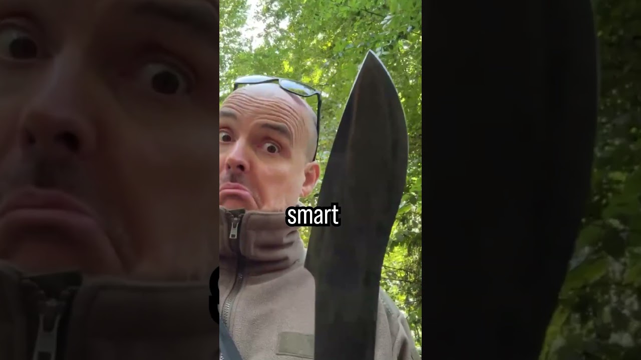 Never Chop Wood with Machete for #survival