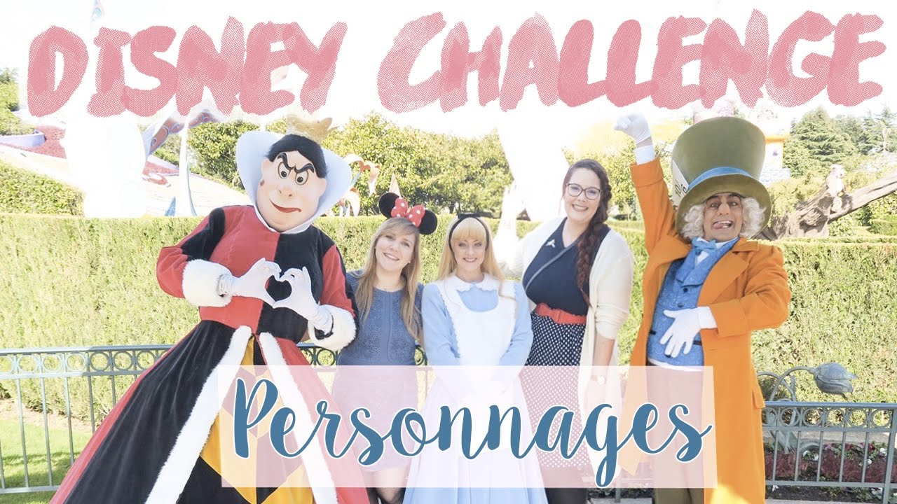 DISNEY CHALLENGE : Le max de PHOTO avec des PERSONNAGES de Disneyland Paris !