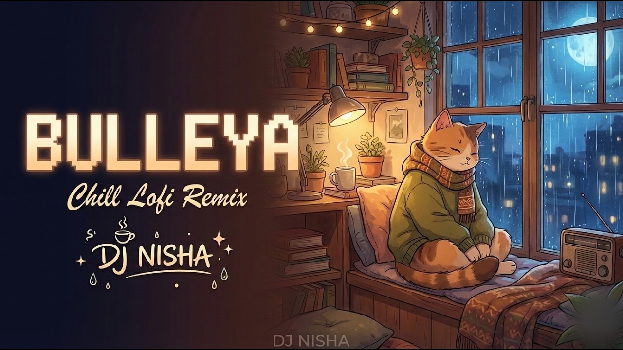 Bulleya (Lofi Remix) 🌧️ Slowed + Reverb | Chill Hindi Lofi for Sleep & Study | DJ NISHA
