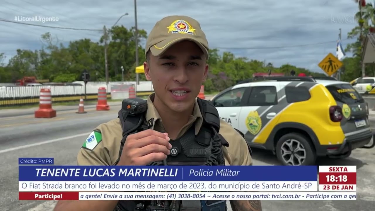MONITORAMENTO DO "OLHO VIVO" LEVA PMPR A RECUPERAR NO LITORAL CARRO FURTADO EM SÃO PAULO