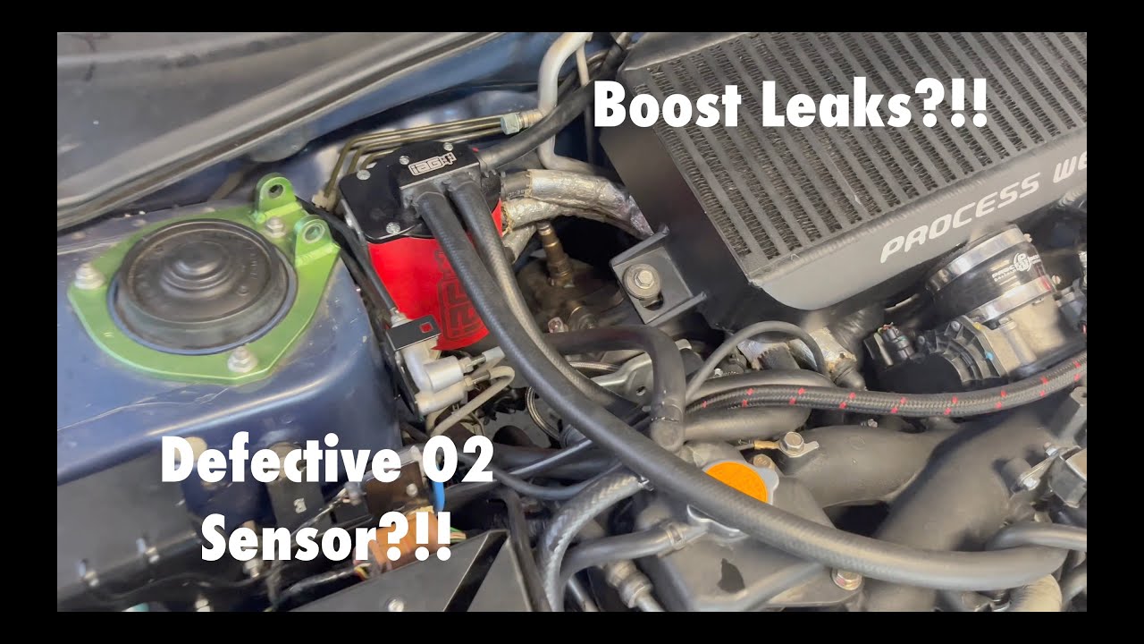 Fixing Subaru WRX boost leak | Faulty Wideband O2 Sensor