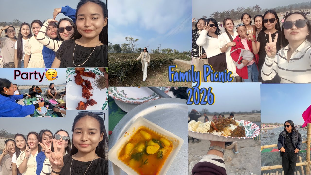 First Family Picnic 2026 || Accident ho gaya guys || Had so much fun || Gir gayi mein😂 @rio_tamang 