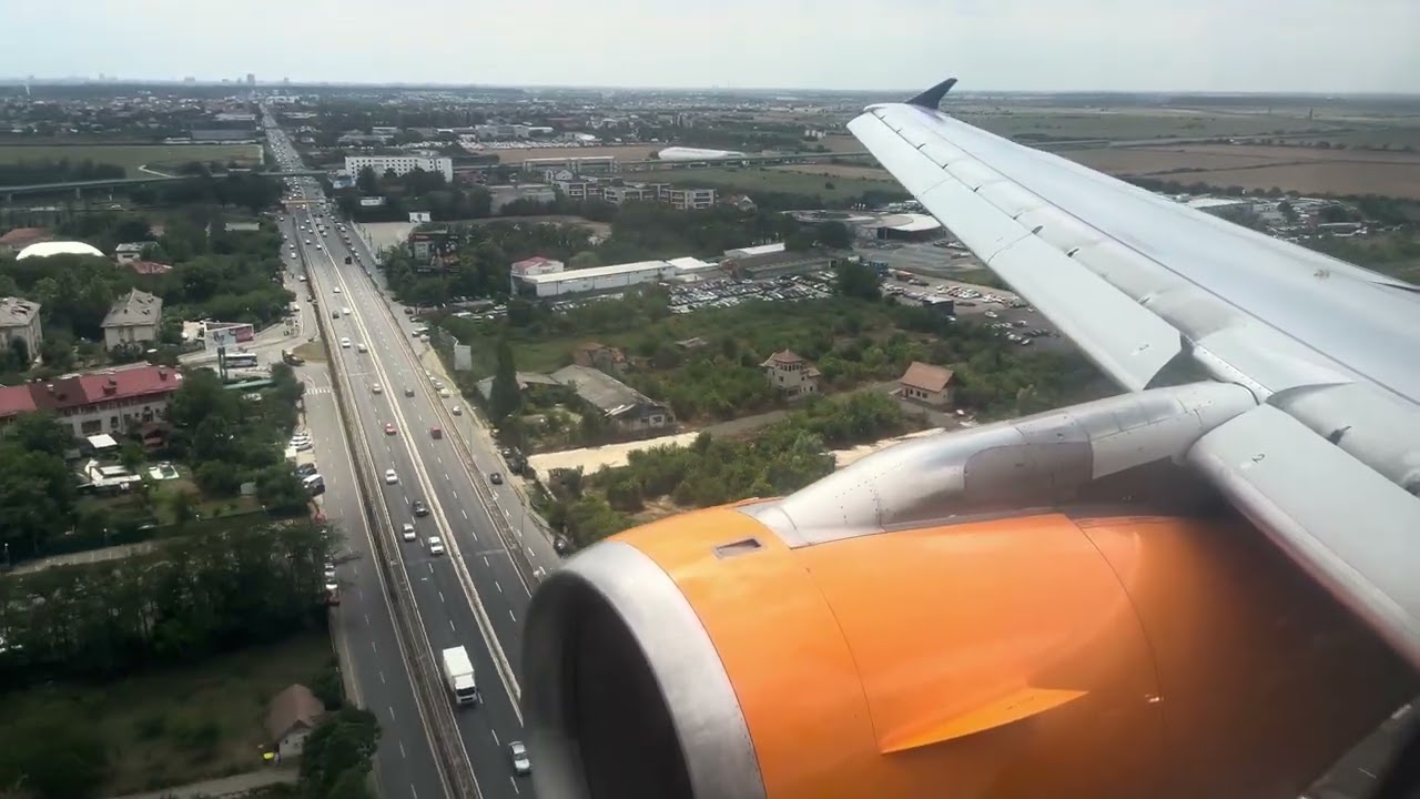 HiSky A319 | Landing in Bucharest LROP