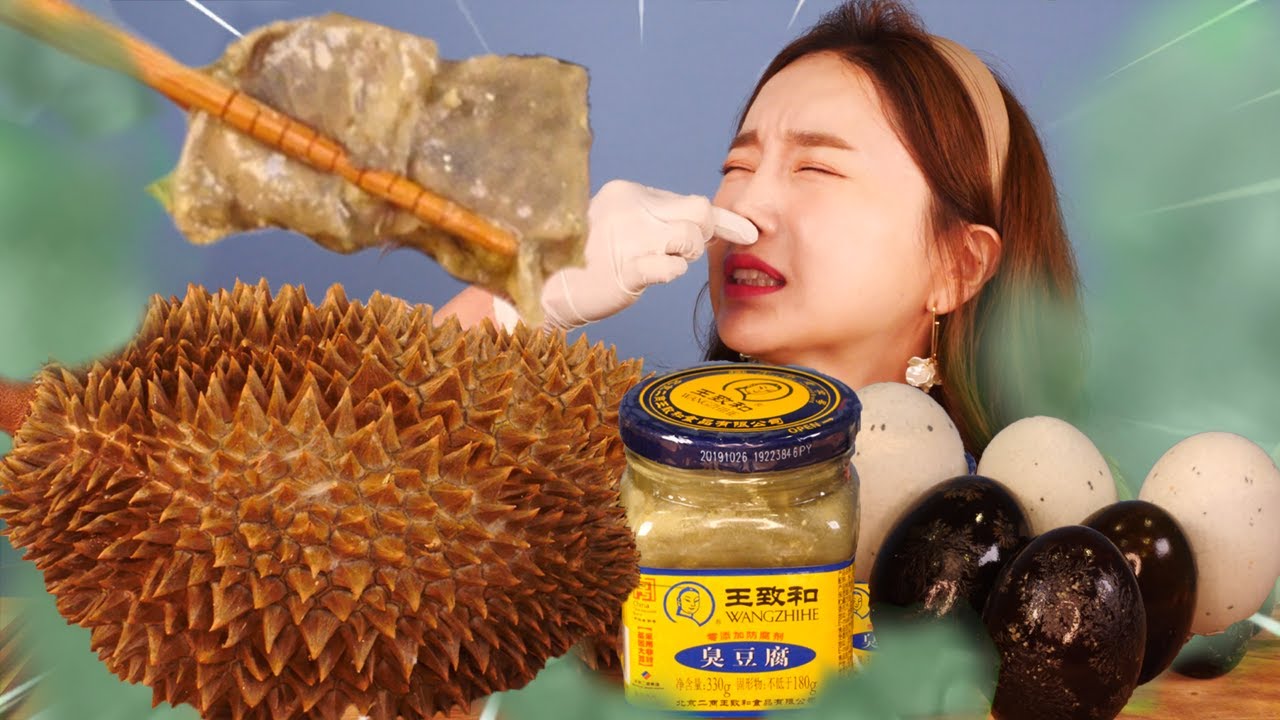 RUS SUB) вонь еда👿 Tofu, Rotten Egg, Durian ASMR Realsound  Eatingsound Eatingshow Ssoyoung