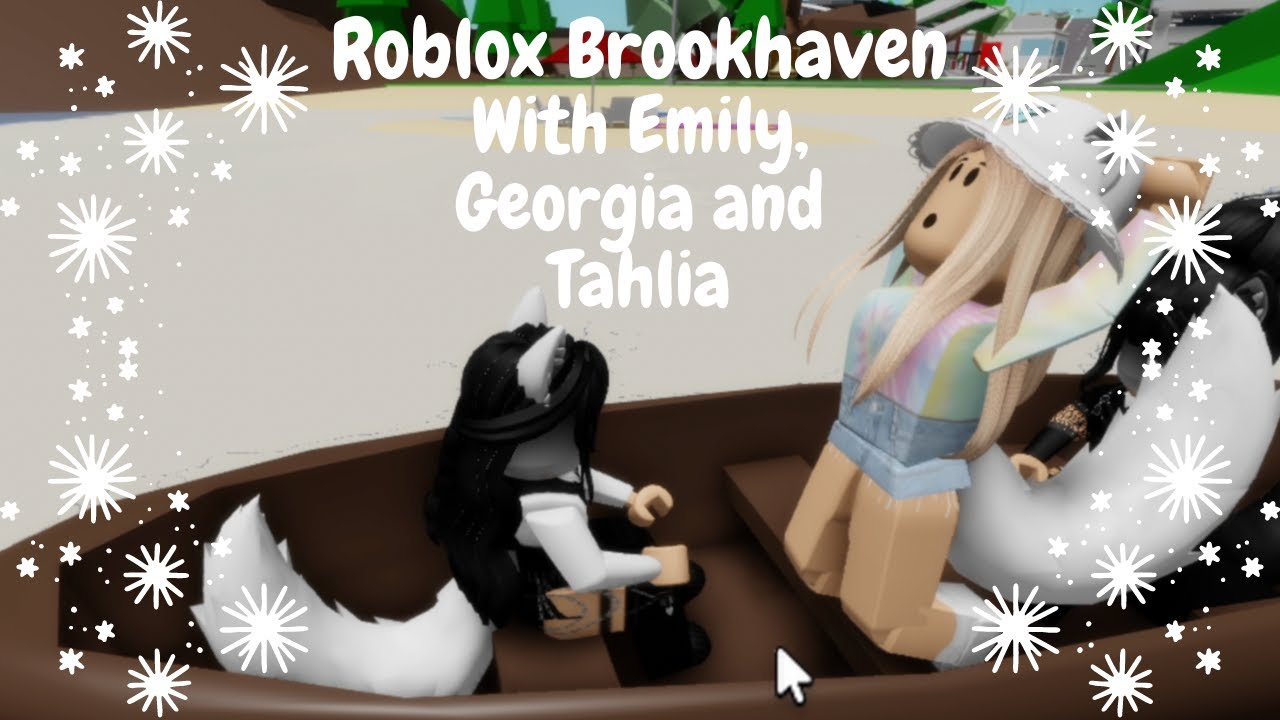 Roblox Brookhaven Checking out the boat with Emily, Georgia and Tahlia