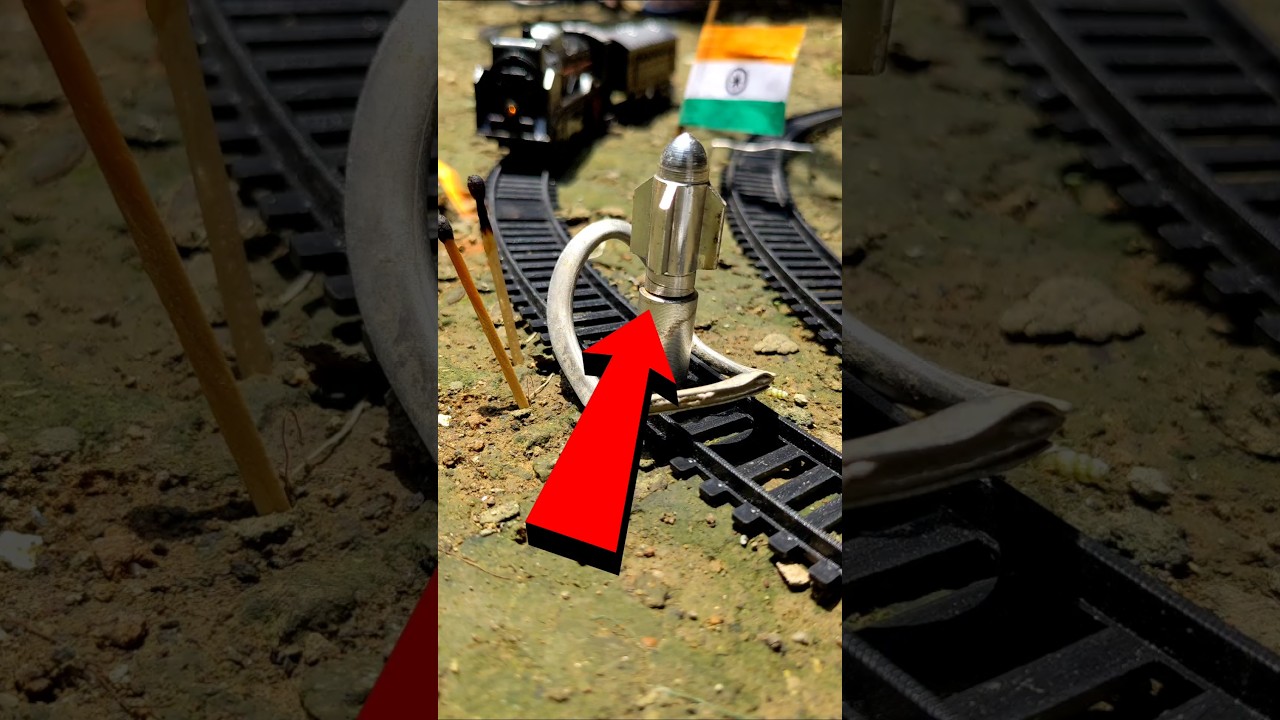 EXPERIMENT 😱 TRAIN VS STEEL RING & MISSILE BLOCKADE...  #train #experiment #short