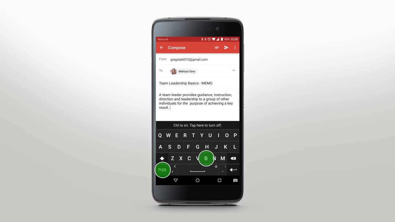 DTEK50 by BlackBerry - Клавиатура и набор